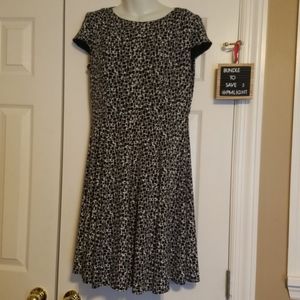 Jessica Howard 10 Petite Dress Black & White